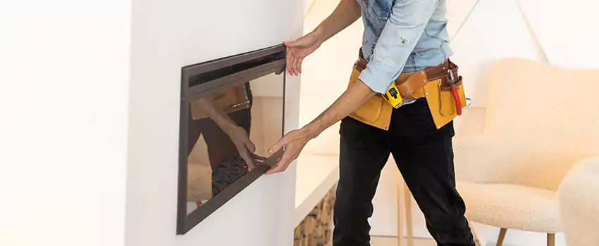 Metal Fireplace Installation in Miami, Florida